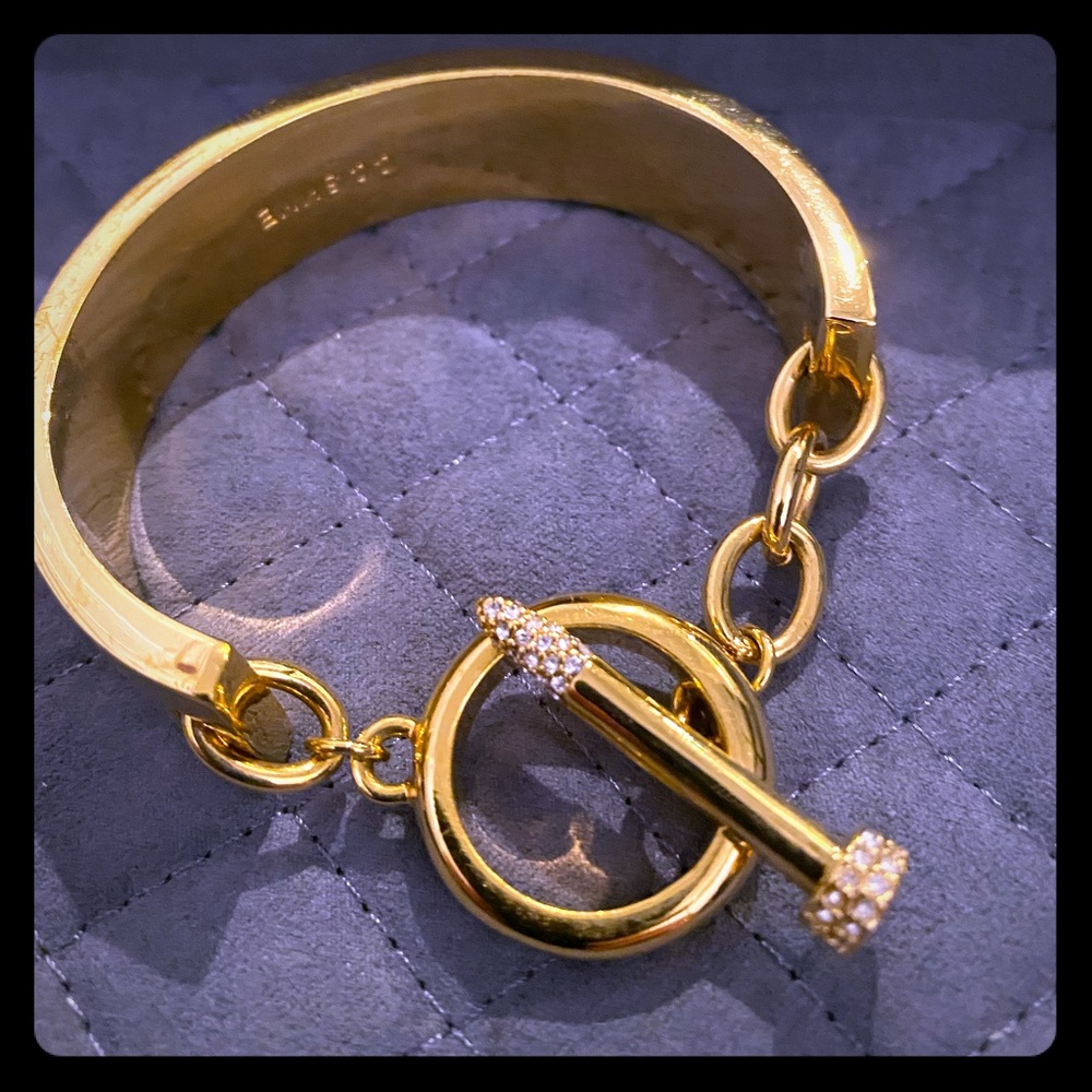 Cc Skye Nail Bracelet with Rhinestones
